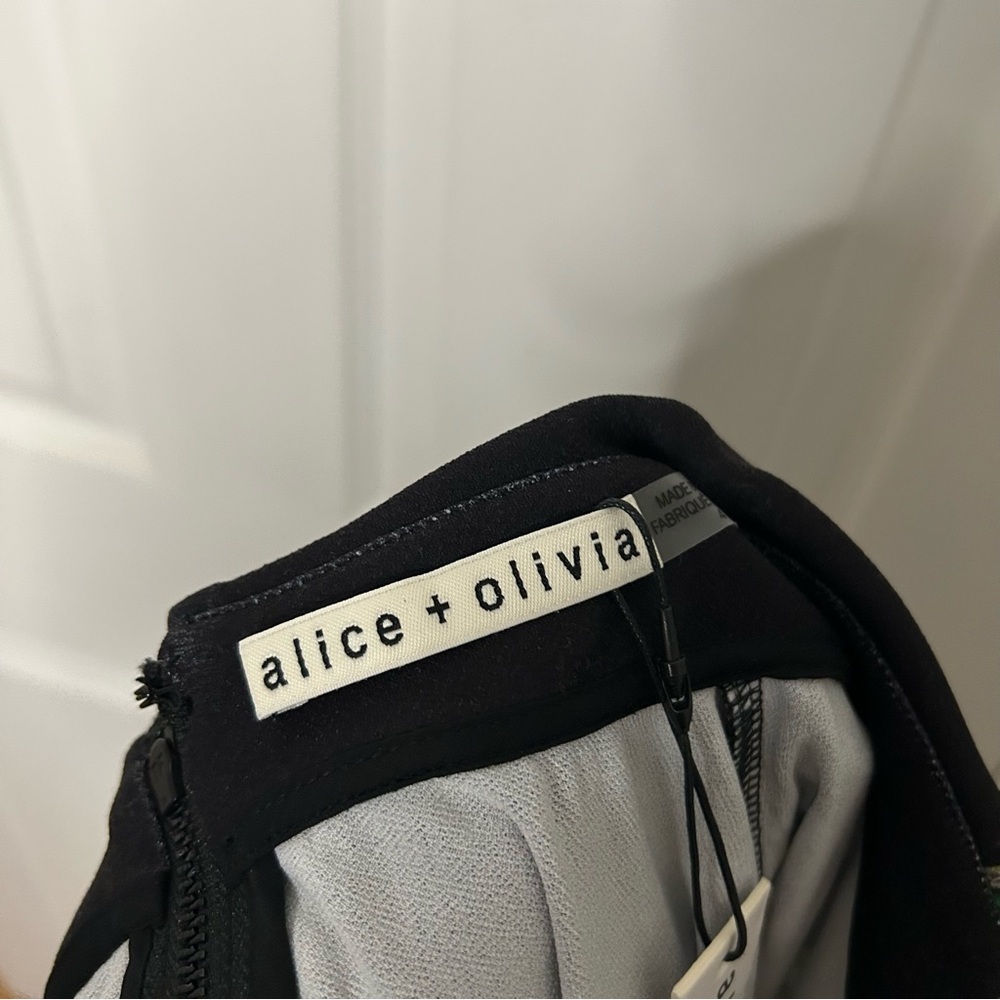 Alice + Olivia Melinda Wide Leg Wrap Jumpsuit - Picture 7 of 16